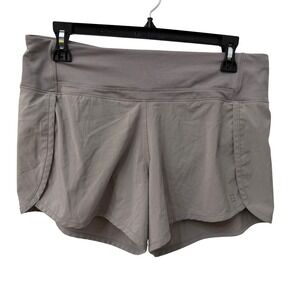 Free Fly Bamboo Pull-On Shorts Medium Gray Athletic Running 4in Inseam